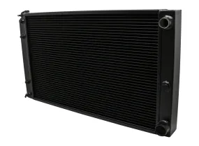 ALUMINUM EMC 1968-77 CHEVY CHEVELLE A-BODY RADIATOR DIRECT FIT W-AT LS CONVERSION - BLACK