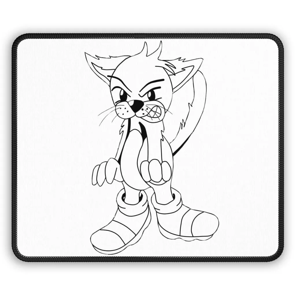 Angry Cat Gaming Mouse Pad