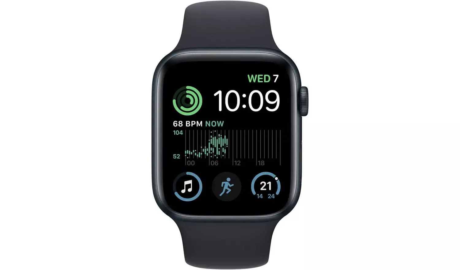 Apple Watch SE GPS 44mm GPS Midnight Aluminium Case & Sport Band