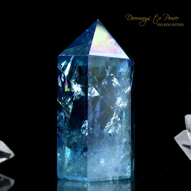 Aqua Aura Quartz Manifest Isis Crystal Point