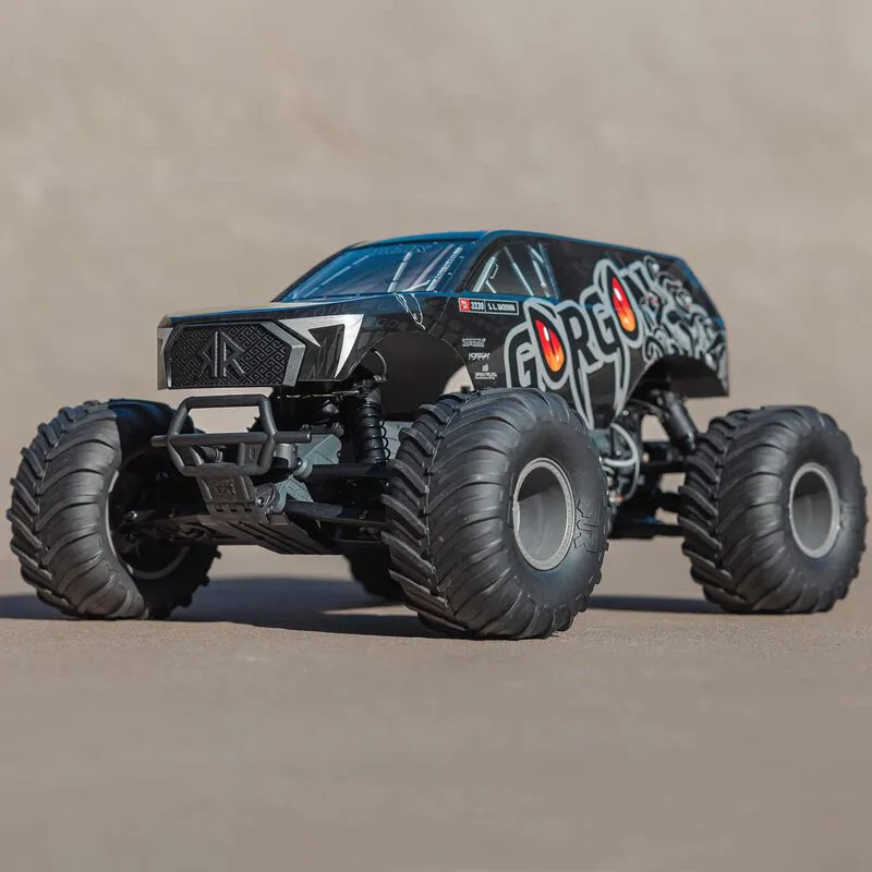 Arrma 1/10 GORGON 4X2 MEGA 550 Brushed Monster Truck Ready-To-Assemble Kit with Battery & Charger (ARA3230SKT1)