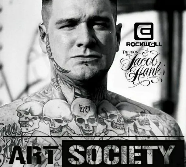 Art Society x Rockwell JACOB HANKS TATTOO WHITE FIT Watch