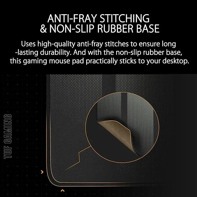 ASUS TUF Gaming P1 Portable Mouse Pad | Cloth Surface, Triple Guard Coating, Water-Resistant