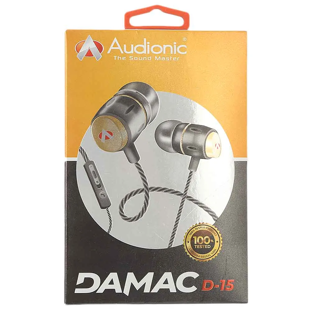 Audionic Damac Handsfree (D-15) - Black