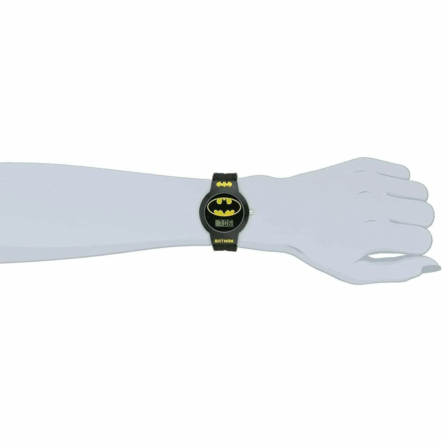 Batman Kids' BAT5041 Batman Watch with Black Rubber Band