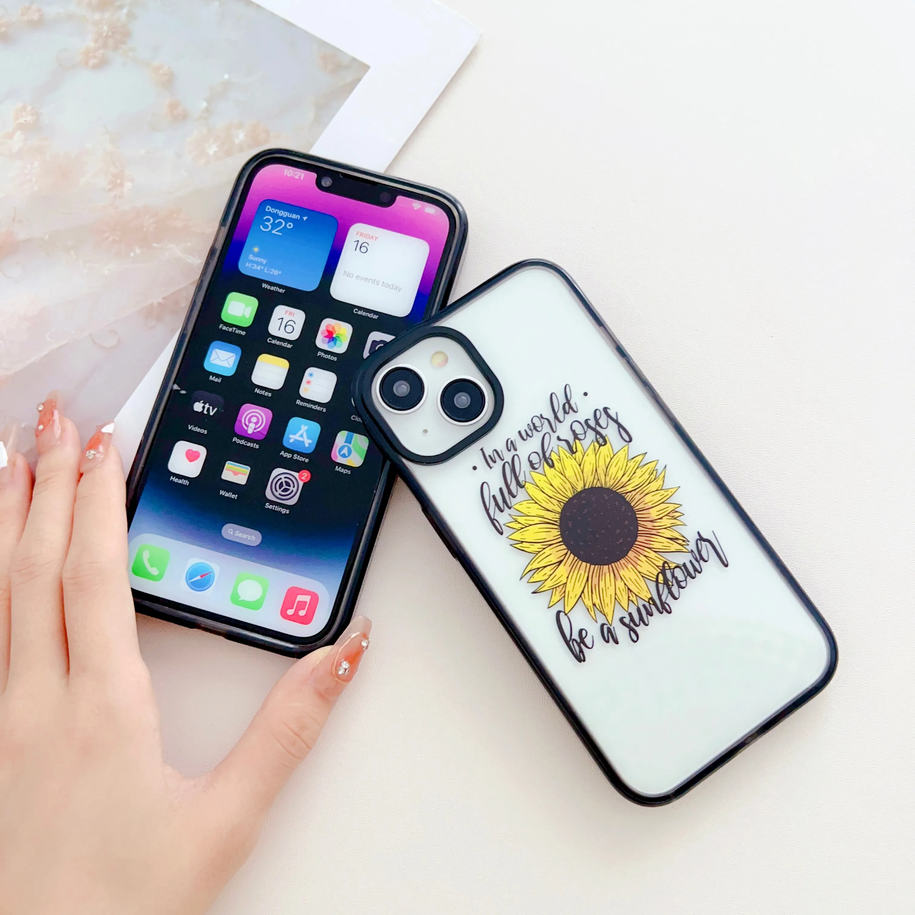 Be a Sunflower Designer Impact Proof Case for iPhone