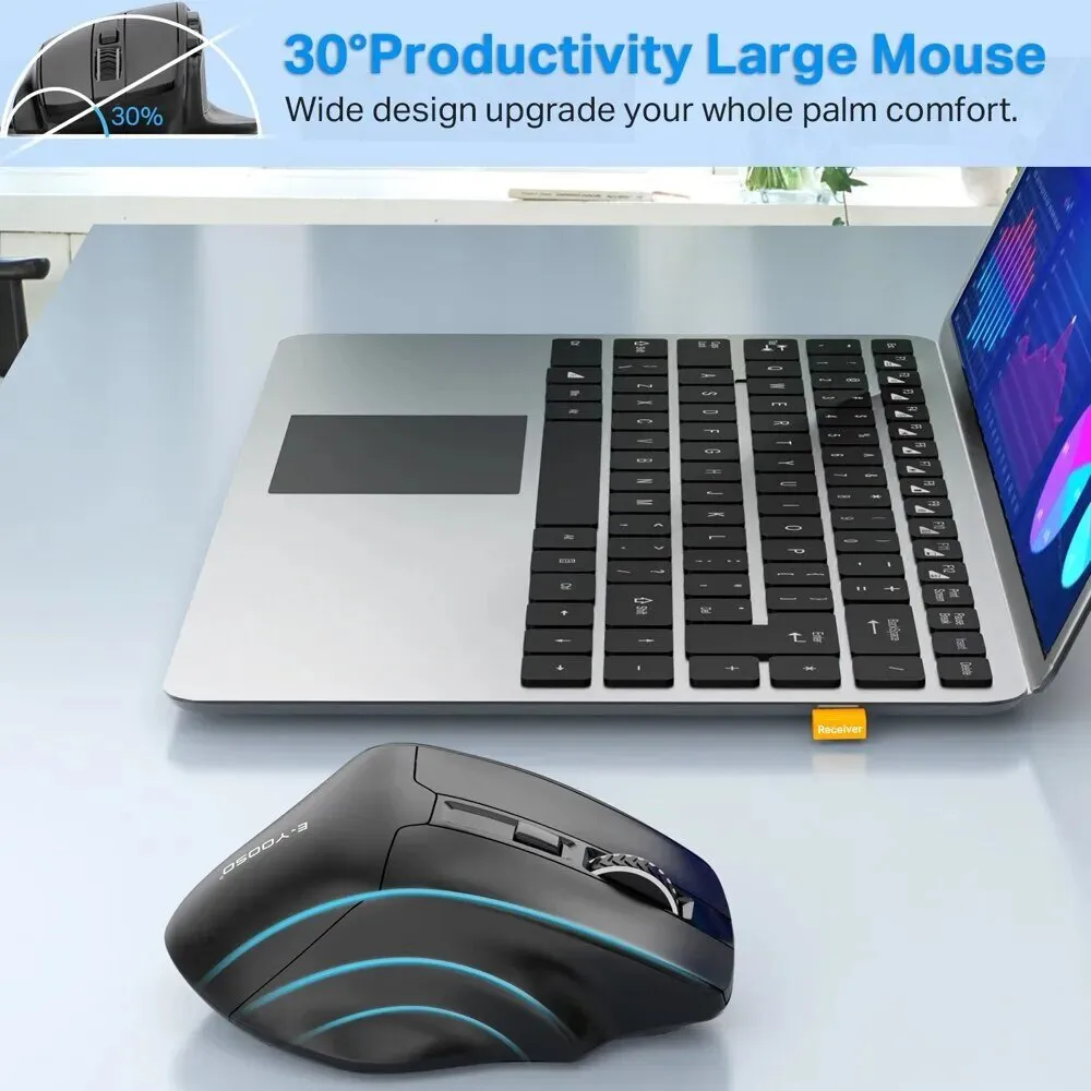 Best Gaming Mouse for Big Hands | E-YOOSO-PAW3212 4800 DPI 5 Buttons