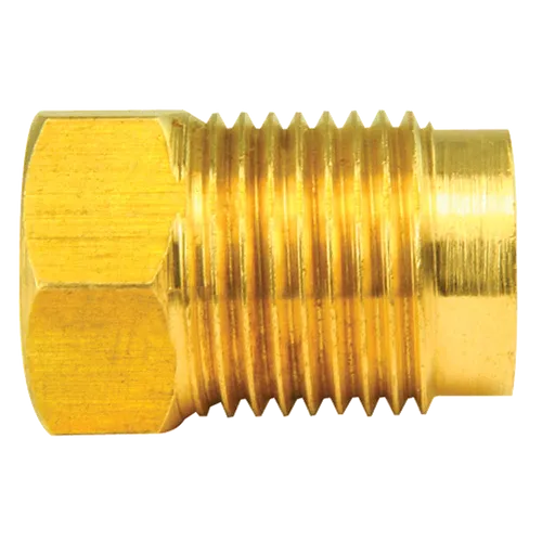 BL BLF-27B AGS Brass Adapter (Female 3/8-24 Inverted to Male 9/16-20 Inverted)