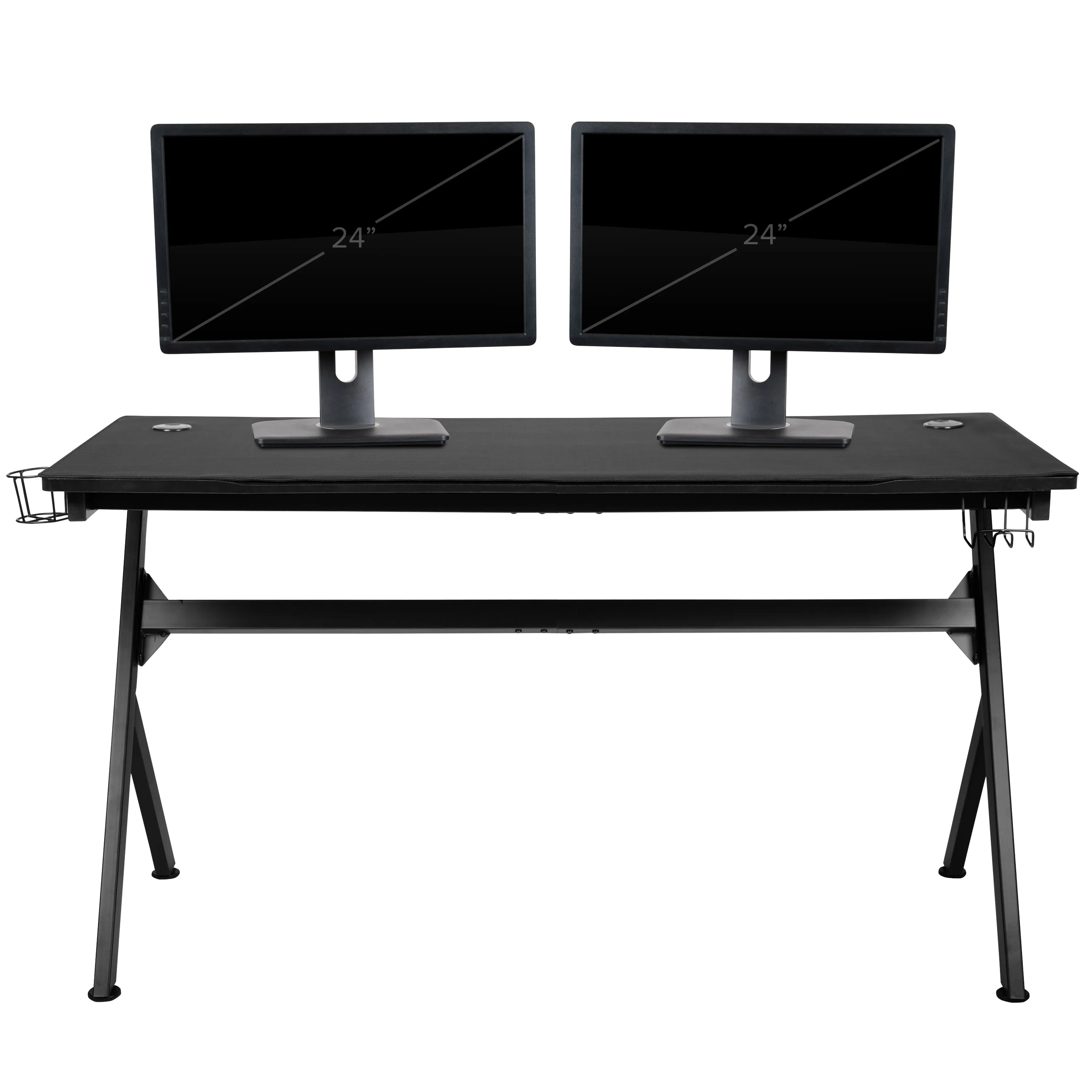 Black Gaming Desk & Chair Set BLN-X10D1904L-OR-GG