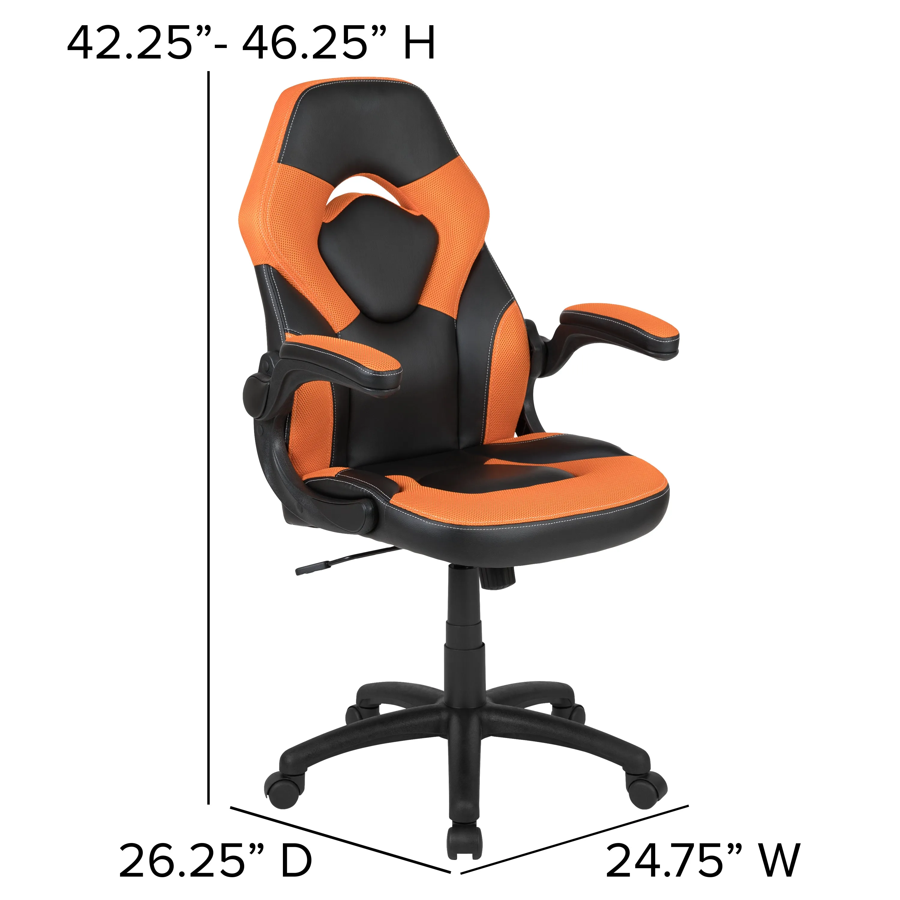 Black Gaming Desk & Chair Set BLN-X10D1904L-OR-GG