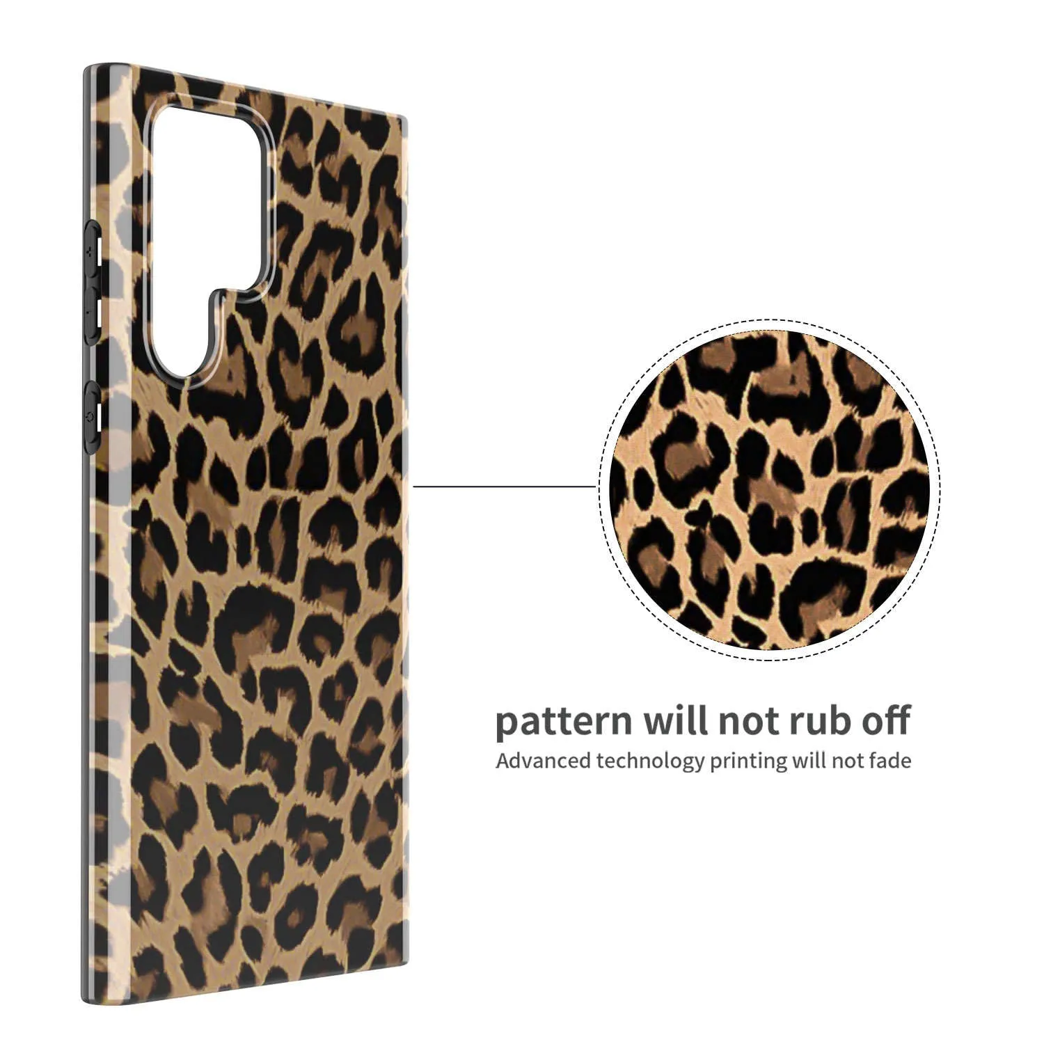 Black Leopard Case For Samsung Galaxy