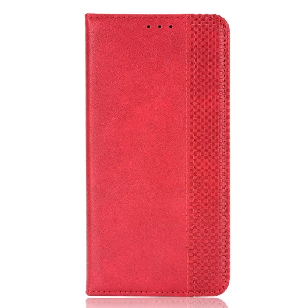 Bofink Vintage Motorola Moto E30 / E40 / E20 leather case - Red