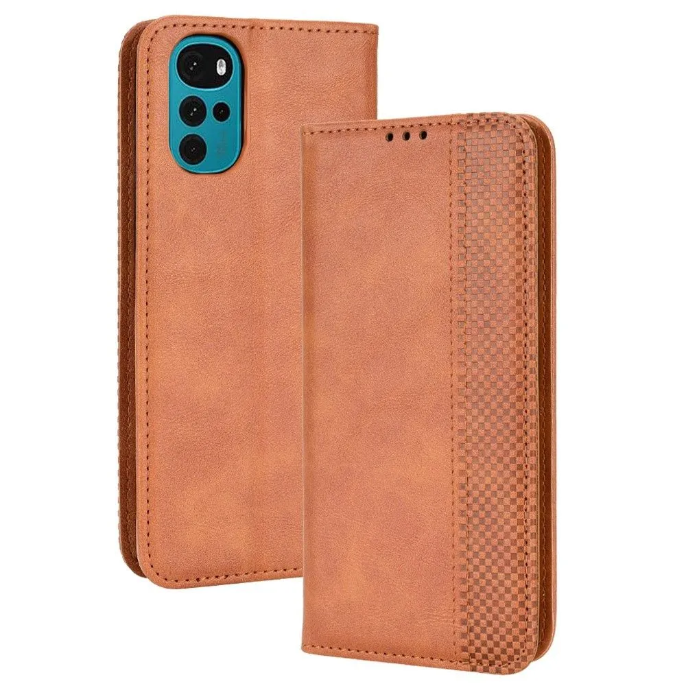 Bofink Vintage Motorola Moto G22 leather case - Brown