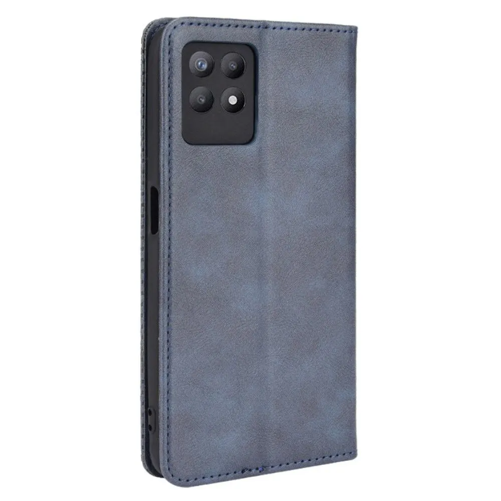 Bofink Vintage Realme 8i leather case - Blue