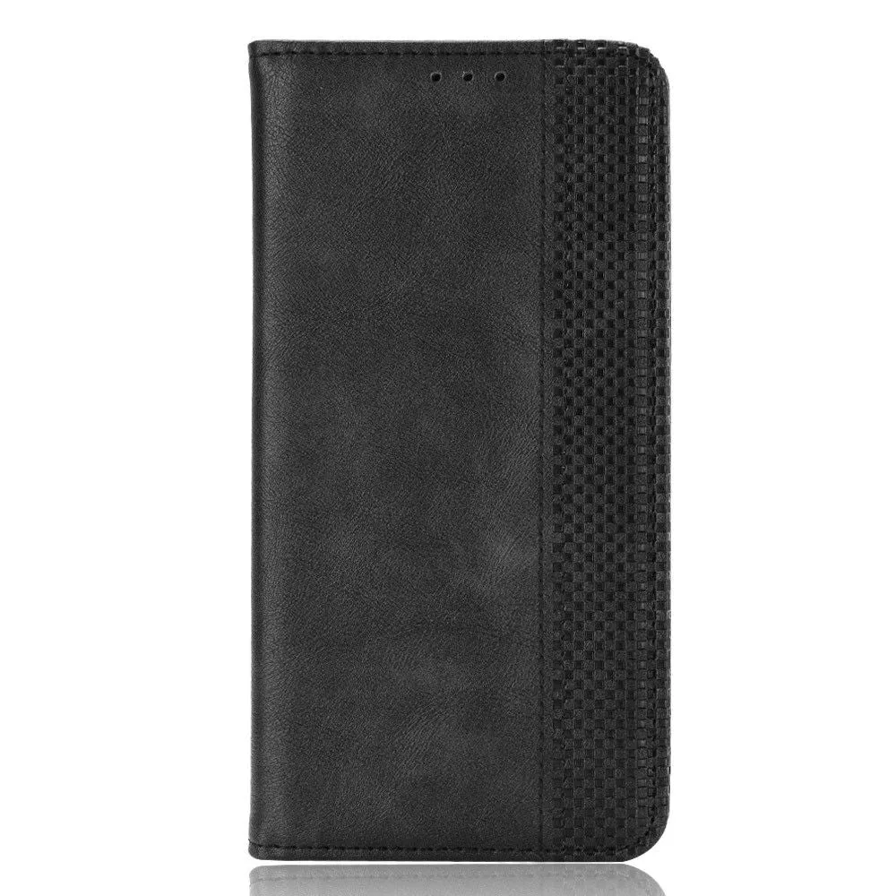 Bofink Vintage Vivo Y21s / Y21 / Y33s leather case - Black