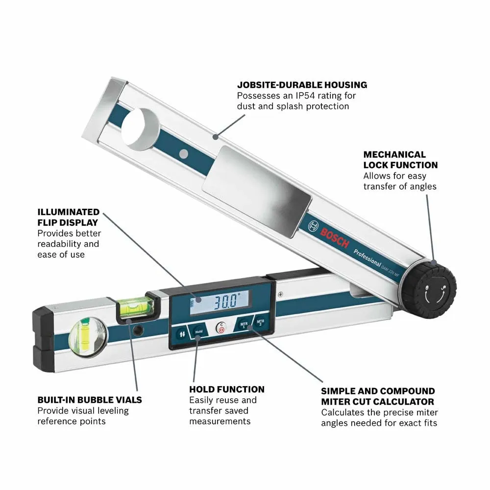 Bosch GAM 220 MF Digital Angle Finder