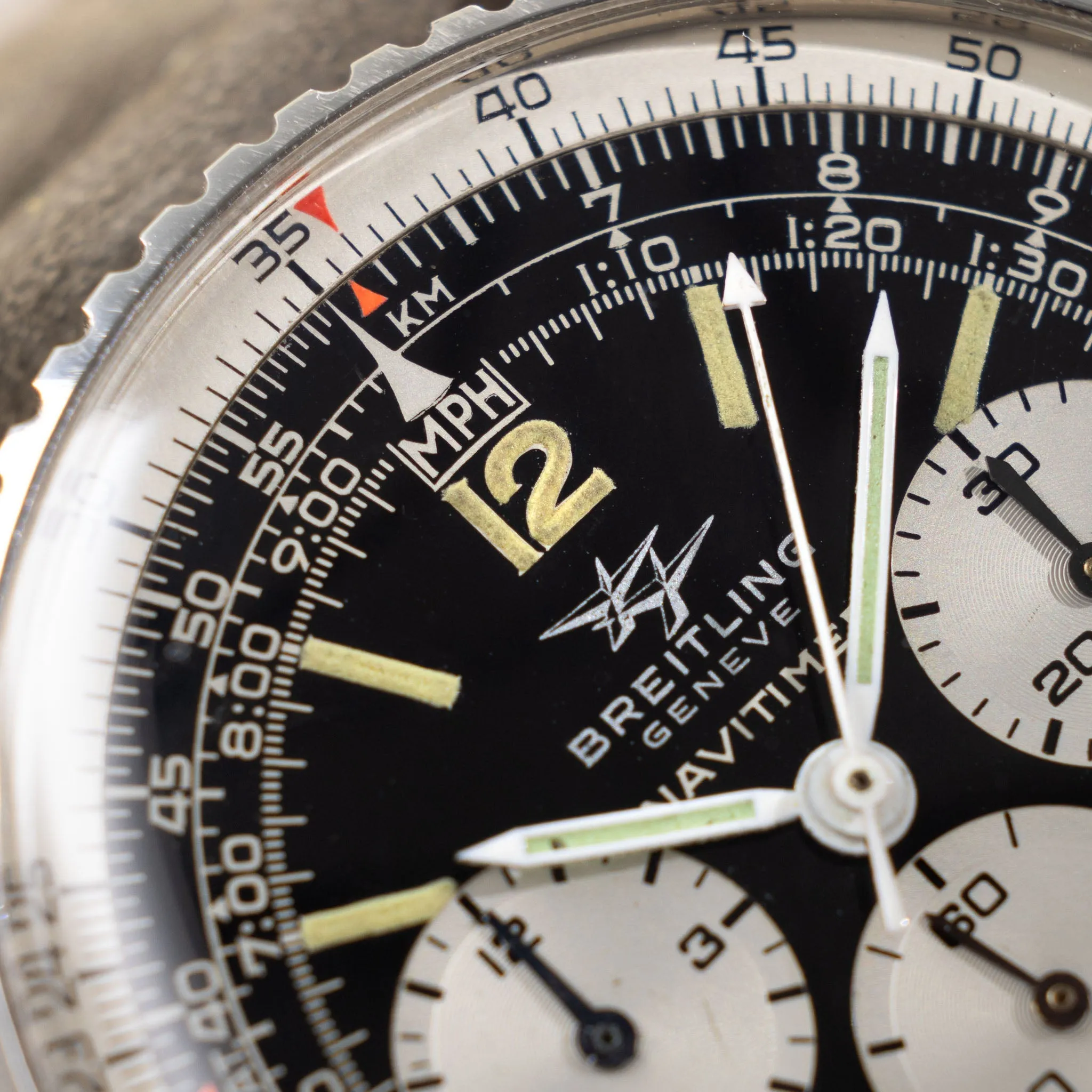 Breitling Navitimer Black Dial”Twin jet” Ref 7806