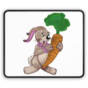 Bunny with Carrot Gaming Mouse Pad