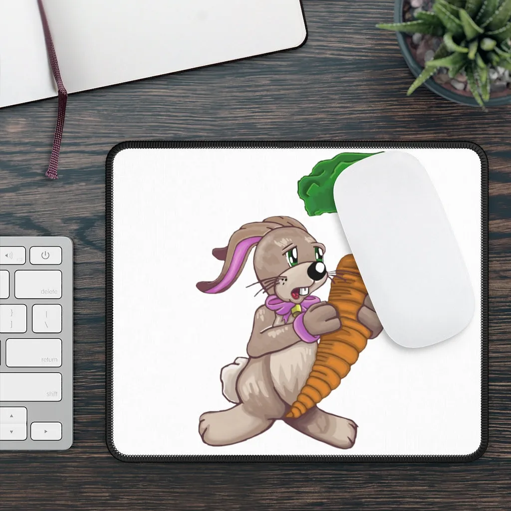 Bunny with Carrot Gaming Mouse Pad