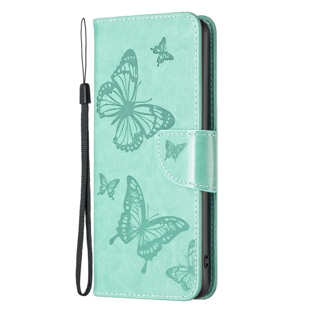 Butterfly Samsung Galaxy M53 5G flip case - Green