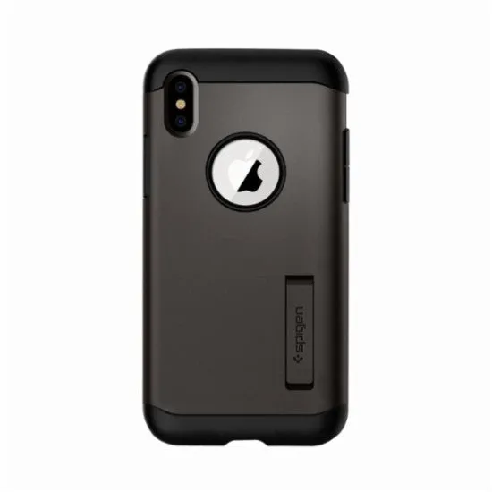 Buy Spigen Gunmetal iPhone XS Max Case Slim Armor - 065CS24541 Online from Vine Mart Electronics