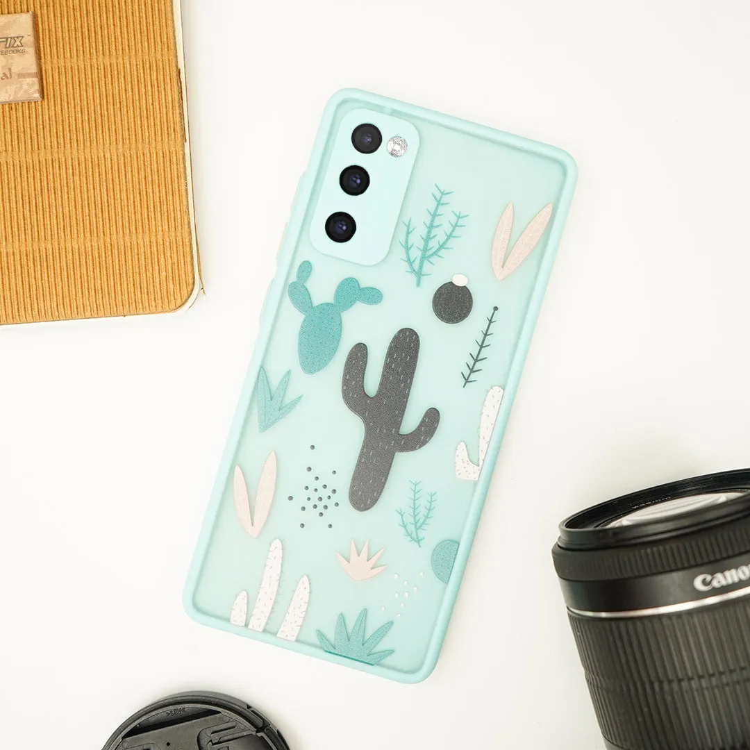 Cactus Print Matte Finish Case - Samsung