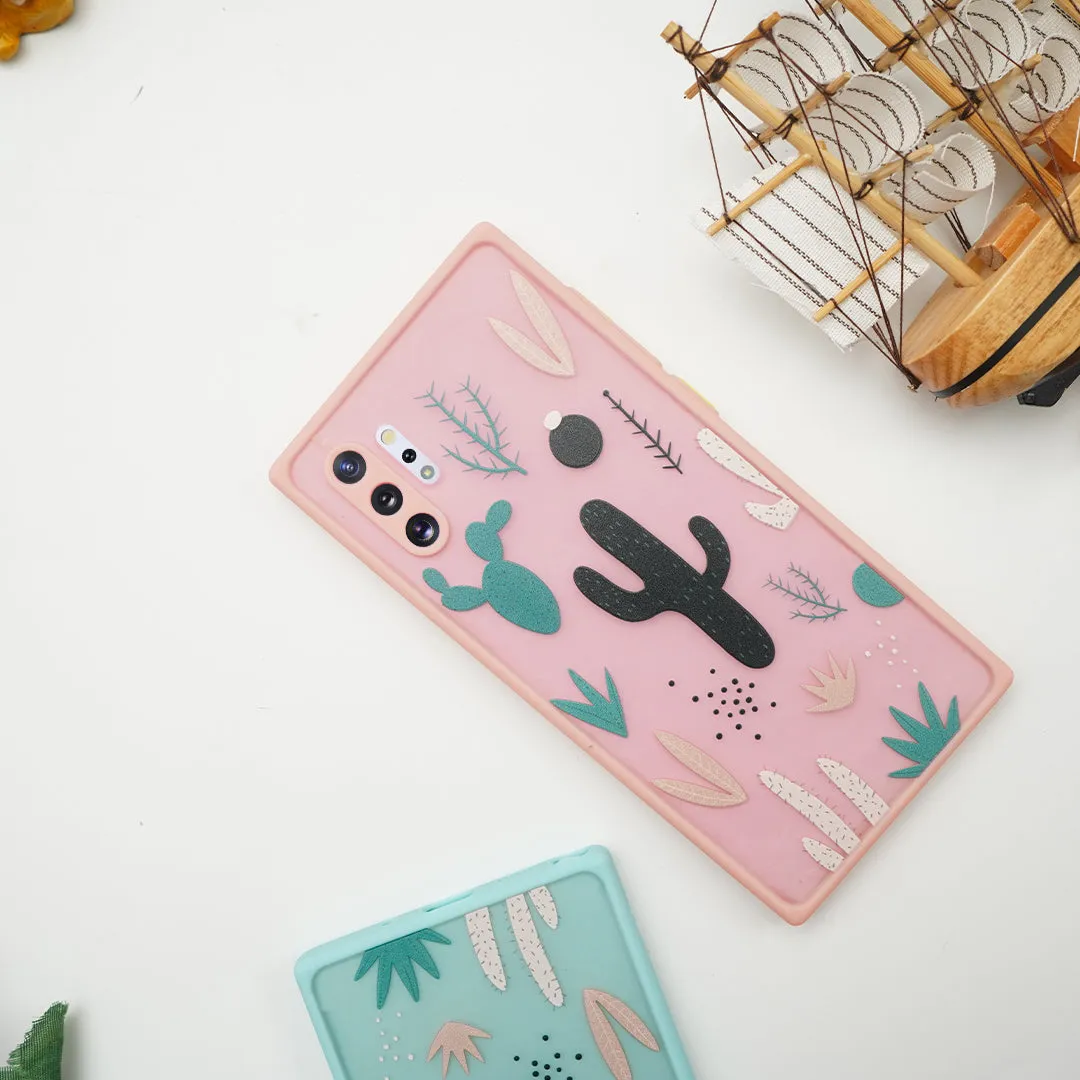 Cactus Print Matte Finish Case - Samsung