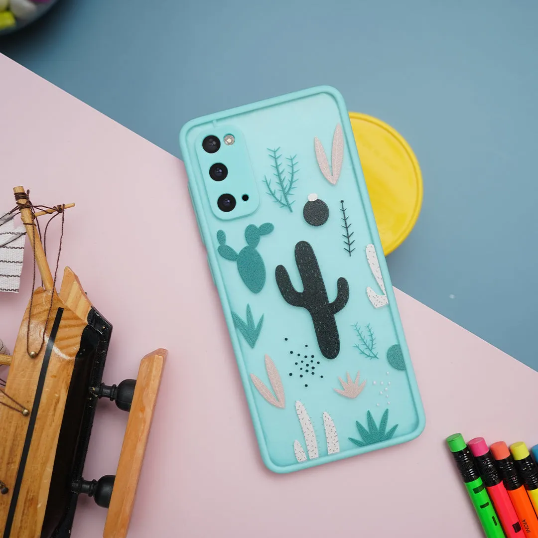 Cactus Print Matte Finish Case - Samsung