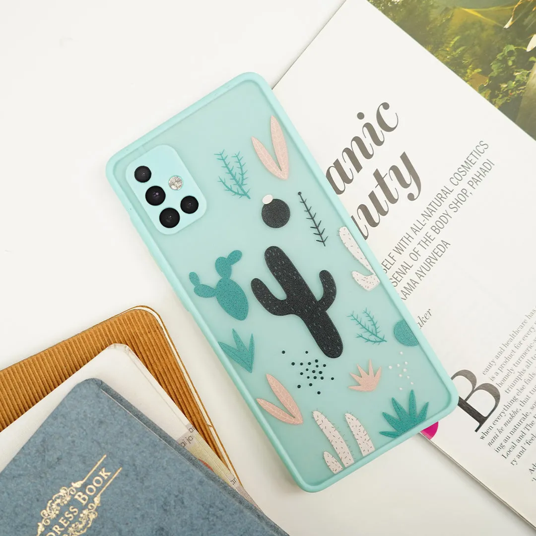 Cactus Print Matte Finish Case - Samsung