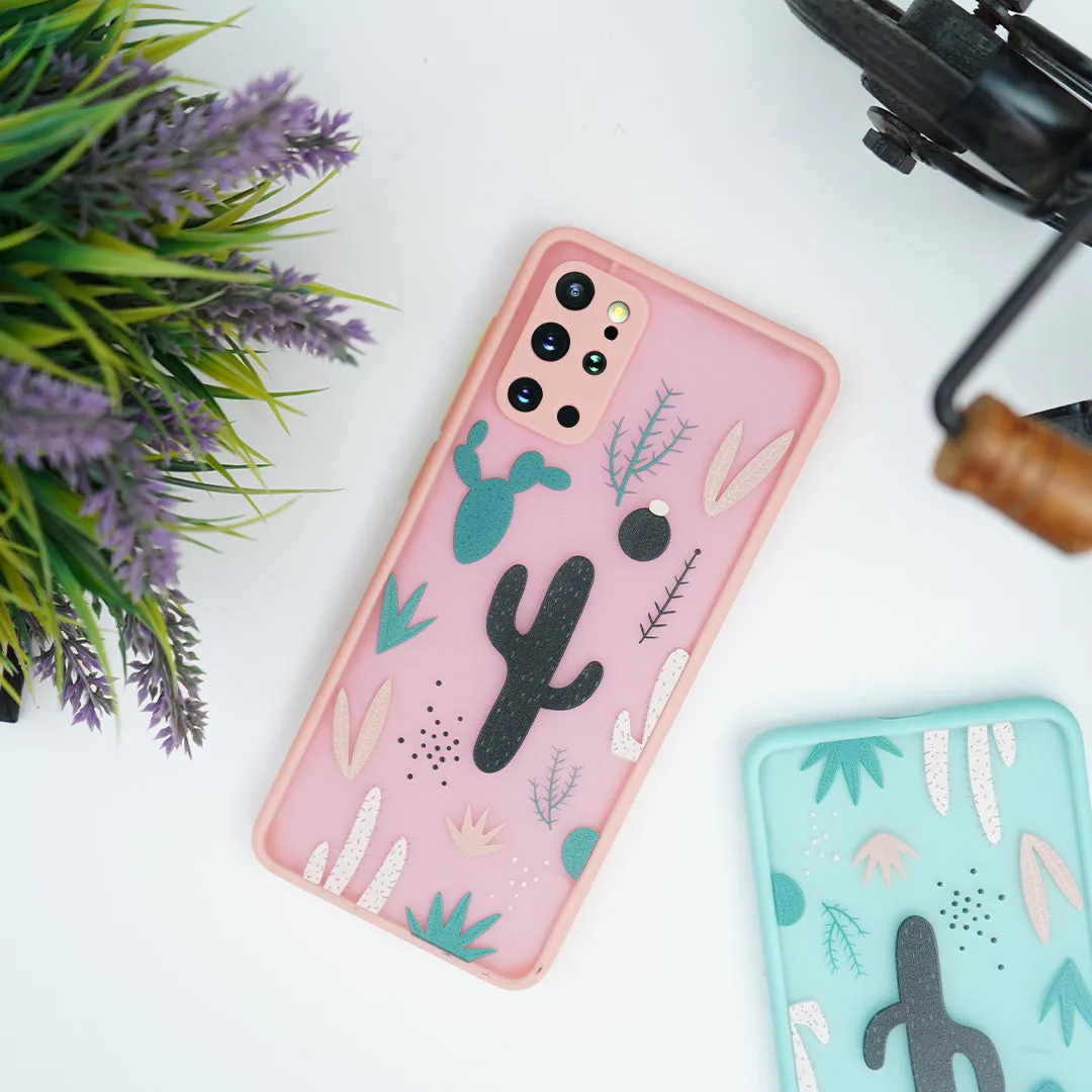 Cactus Print Matte Finish Case - Samsung