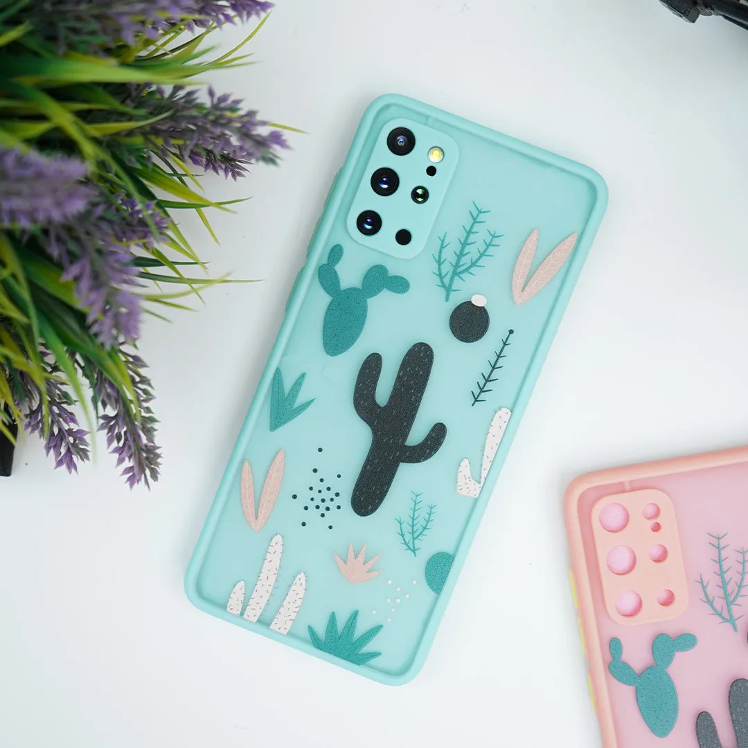 Cactus Print Matte Finish Case - Samsung