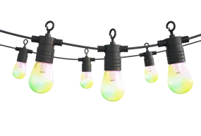 Calex Smart Outdoor Light cord 24v - String light - RGB and Warm White Light