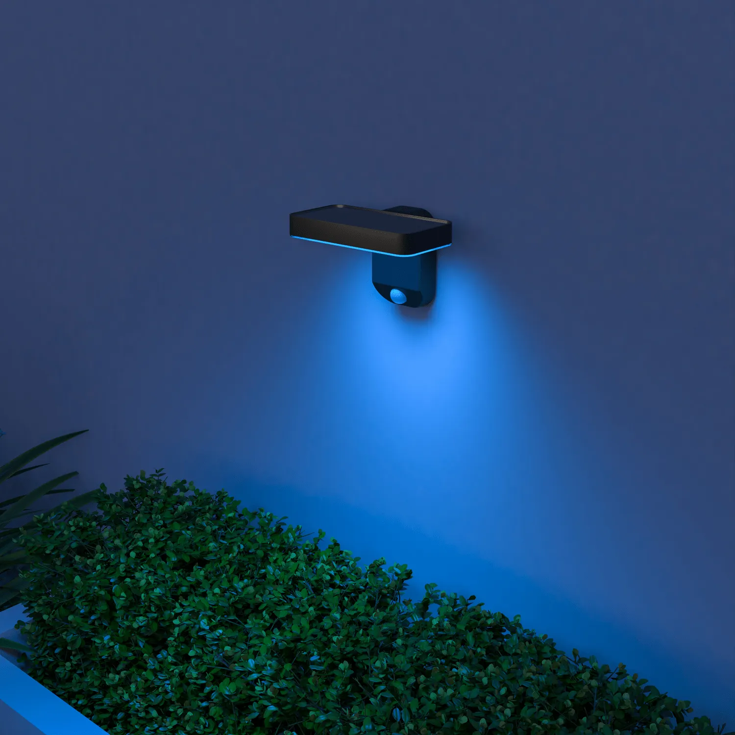 Calex Smart Outdoor Solar - Wall Lamp - RGB   Warm White Light