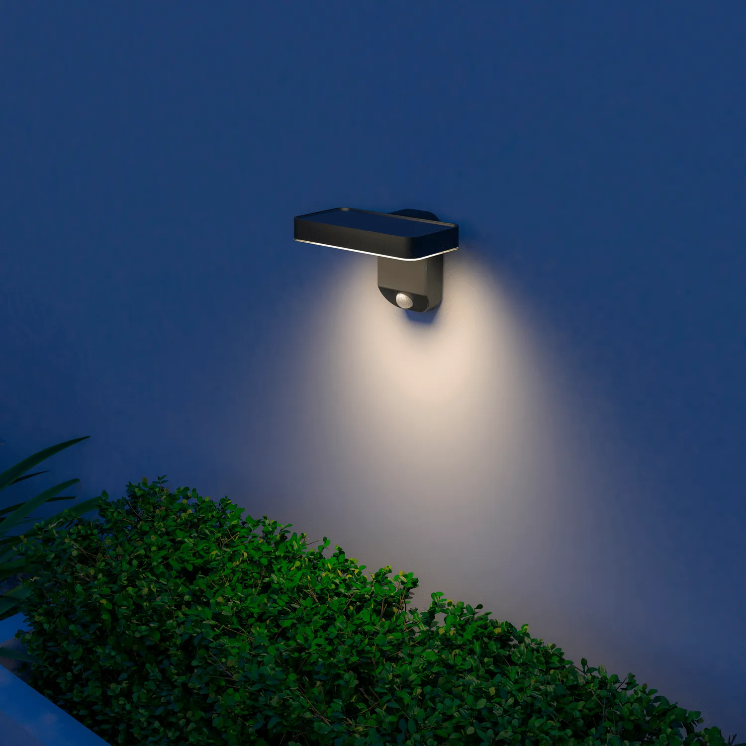 Calex Smart Outdoor Solar - Wall Lamp - RGB   Warm White Light