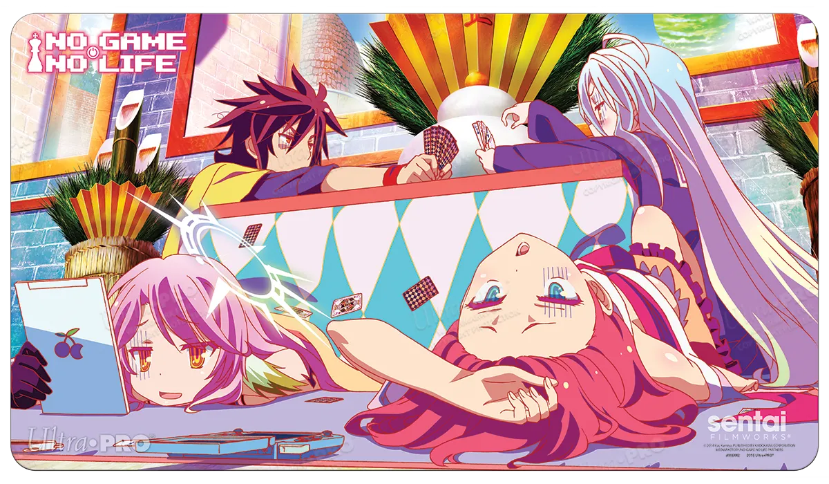 Card Games Standard Gaming Playmat Mousepad for No Game No Life