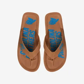 Carolina Panthers Color Pop Contour Flip Flop