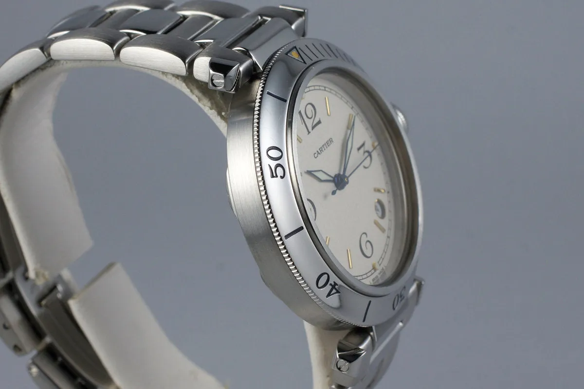 Cartier Pasha "38" with White Dial