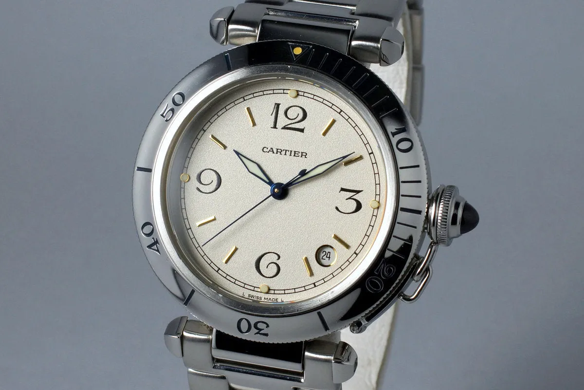 Cartier Pasha "38" with White Dial