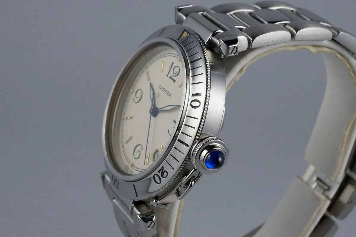 Cartier Pasha "38" with White Dial