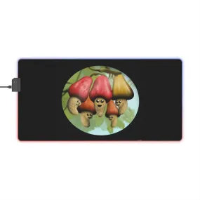 Cashew Fruit LED Gaming Mouse Pad