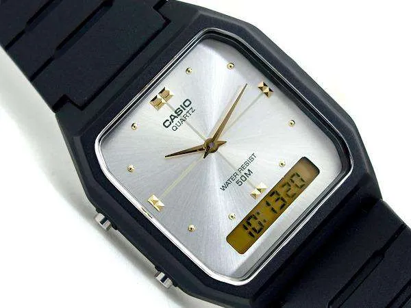 Casio AW-48HE-7AVDF Black Resin Watch for Men and Women