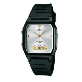 Casio AW-48HE-7AVDF Black Resin Watch for Men and Women