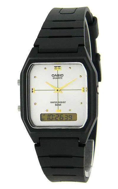 Casio AW-48HE-7AVDF Black Resin Watch for Men and Women