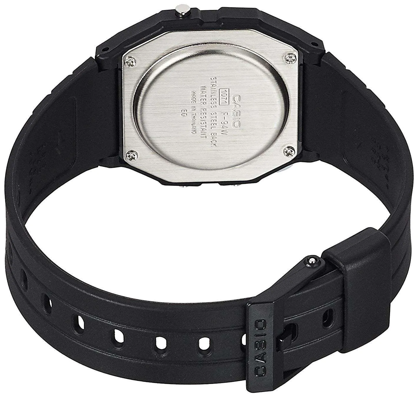 Casio F-94WA-8DG Black Resin Watch for Men and Women