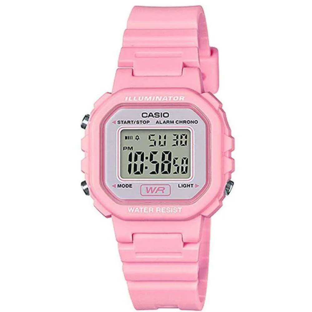 Casio LA-20WH-4A1DF Pink Resin Strap Watch for Women