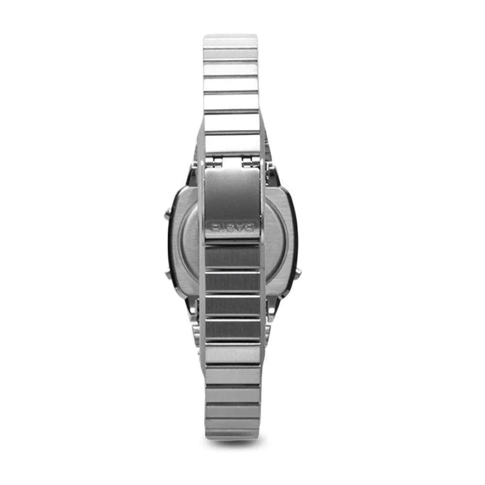 Casio LA670WA-1DF Silver Stainless Watch for Women