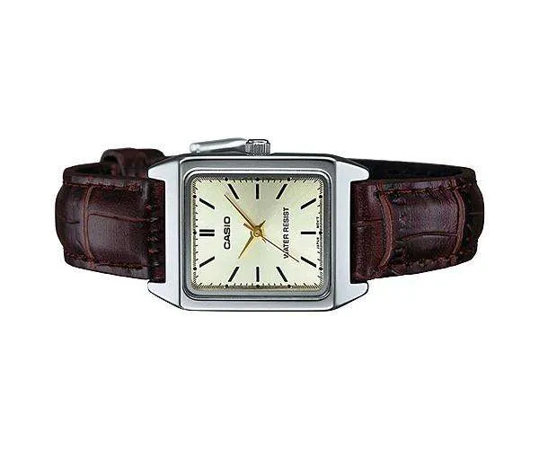 Casio LTP-V007L-9E Brown Leather Watch for Women