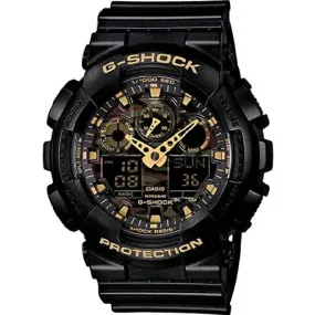 Casio Men's GA-100CF-1A9CR G Shock Analog-Digital Display Quartz Black Watch