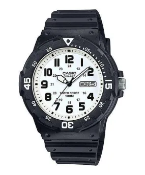 Casio MRW-200H-7BVDF Analog Black Resin Strap Watch for Men