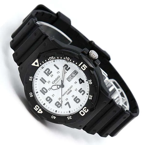 Casio MRW-200H-7BVDF Analog Black Resin Strap Watch for Men